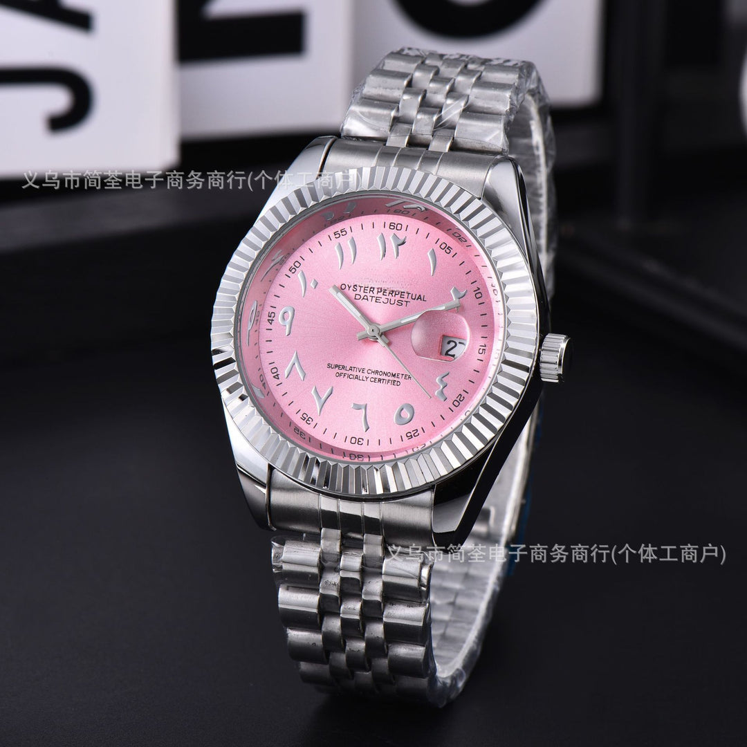 Arabic Numeral Date Watch