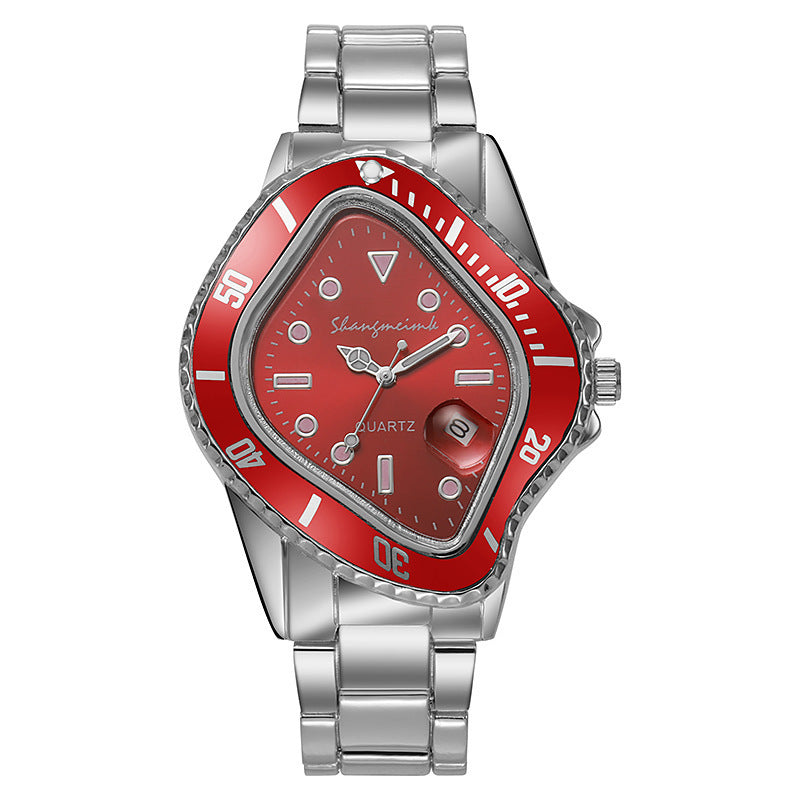 Twisted Submariner Set Alloy Steel Band Waterproof Casual Watch