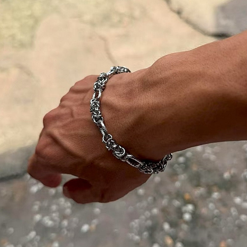 Punk Chainmail Dragon Scale Bracelet