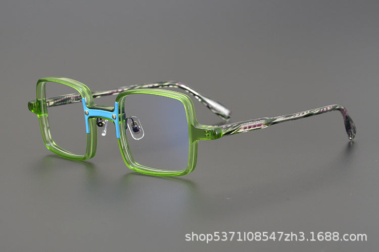 Retro Square Large Frame Glasses
