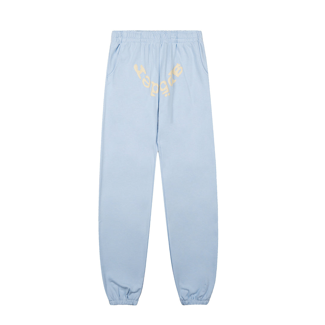 Sp5der patterned beaded 555555 hoodie and trousers