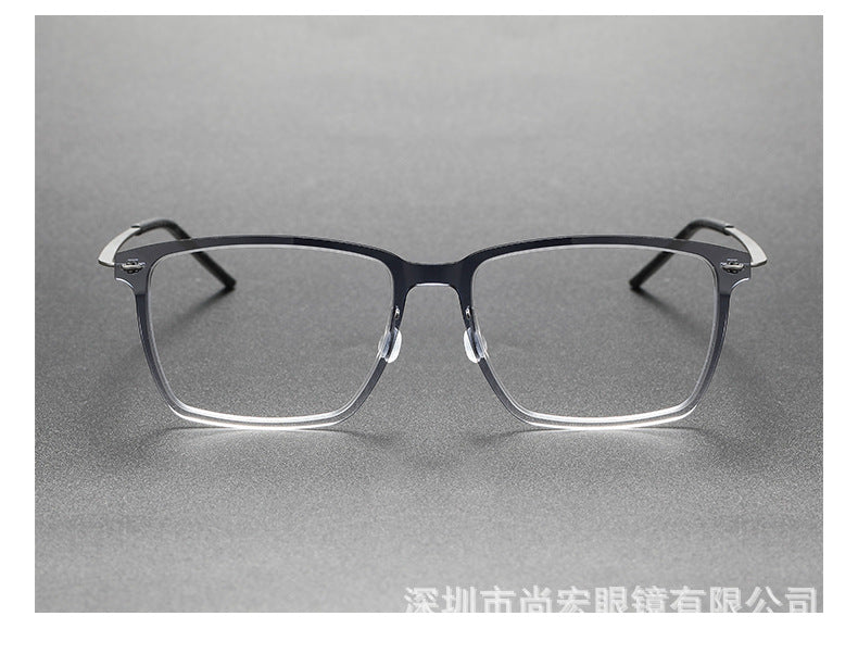 Slimming nylon frames pure titanium glasses
