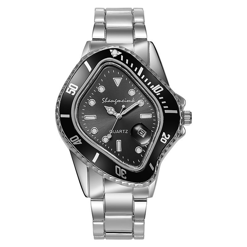 Twisted Submariner Alloy Steel Strap Quartz Watch