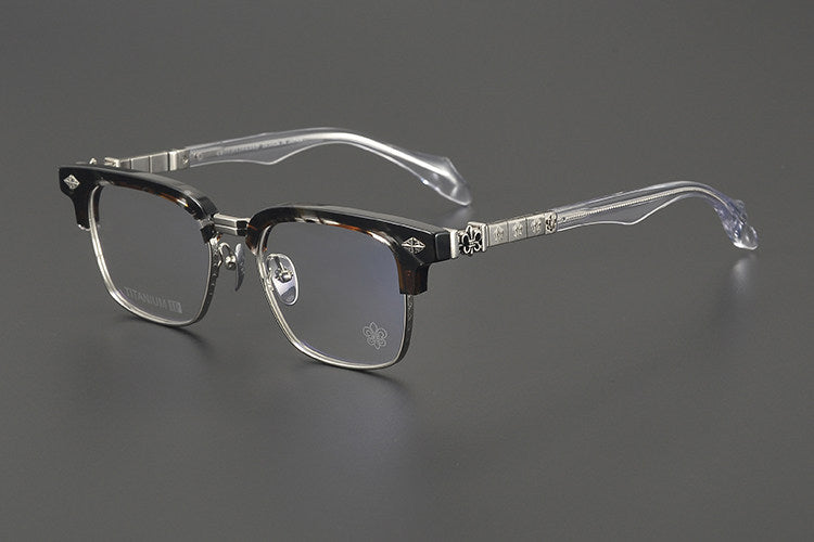 Chrome Hearts Hand-Carved Business Eyeglasses