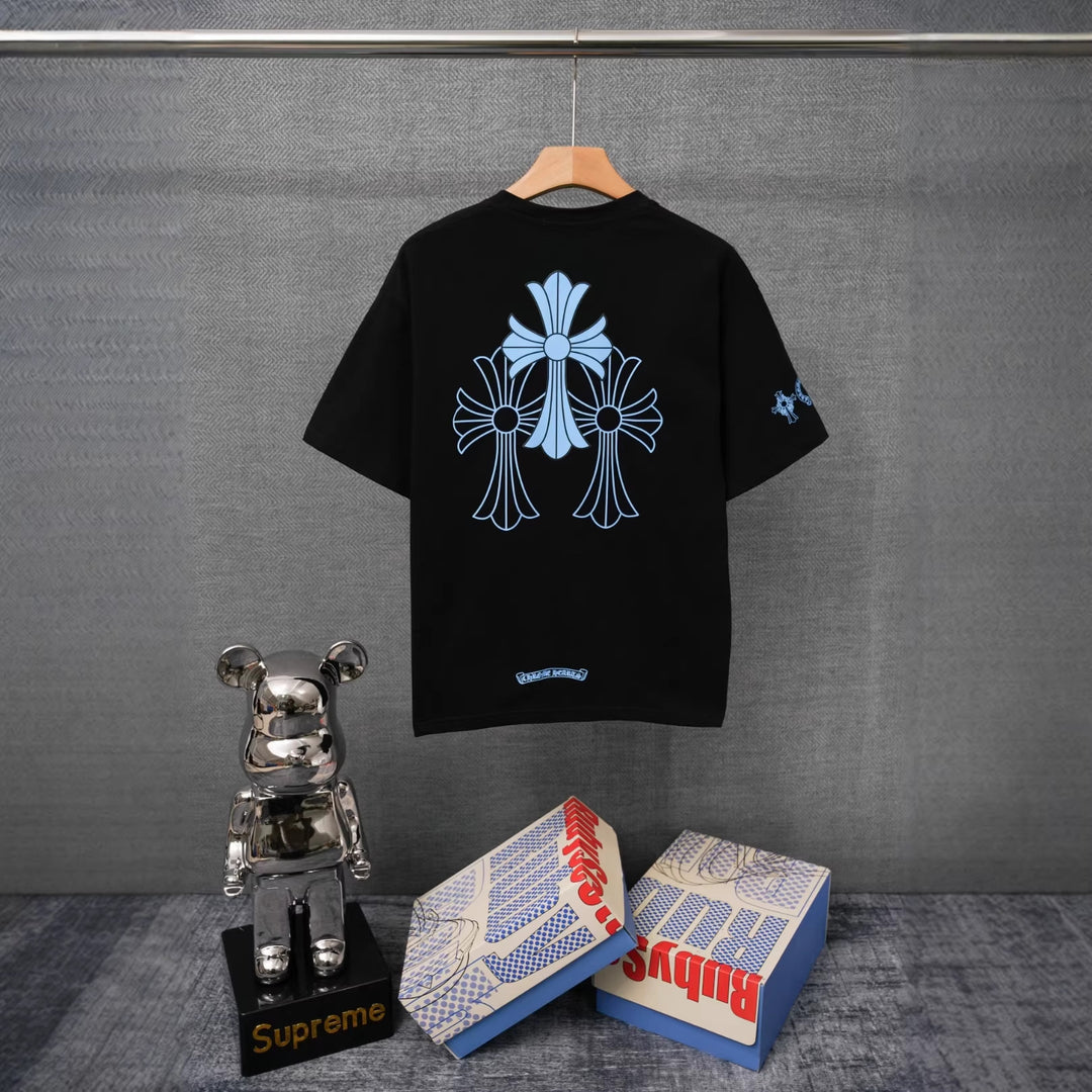 Chrome Hearts Summer Short-Sleeve Printed T-Shirt