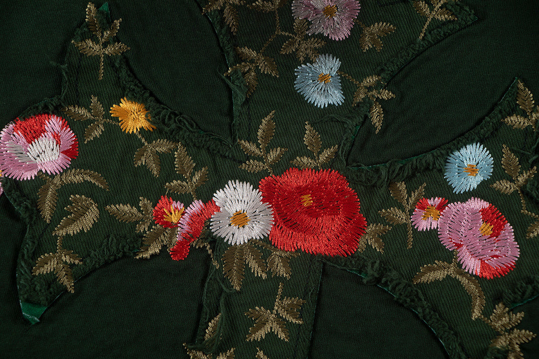 Chrome Hearts Flowers Filled with Crosses T-Shirt