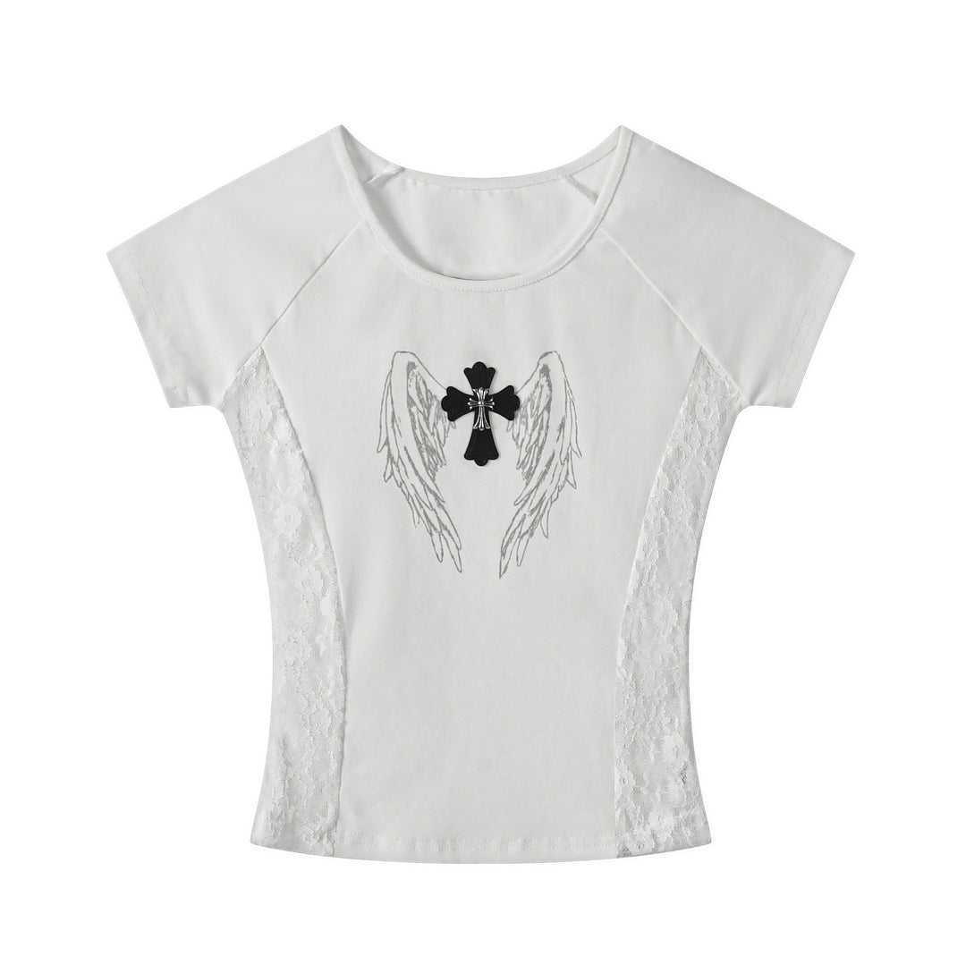 Chrome Hearts Solid Color Slim Fit Short-Sleeve T-Shirt