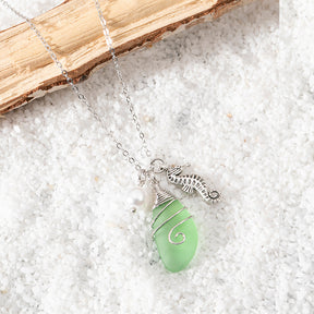 sea glass necklace