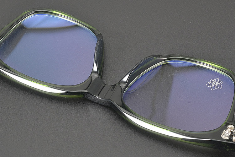 Chrome Hearts Premium Retro Oversized Square Eyeglasses