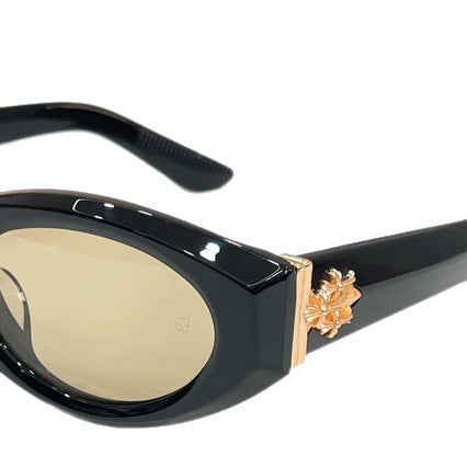 Chrome Hearts Small Frame Cat-Eye Sun Protection Sunglasses