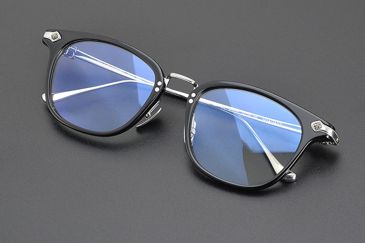 Chrome Hearts cross ultralight thin temple glasses