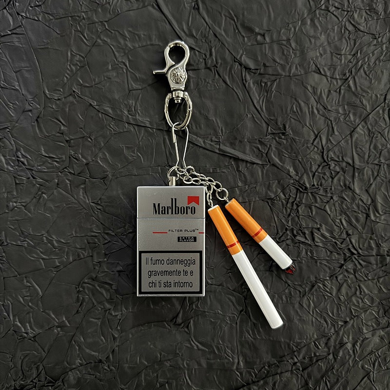Portable Ashtray Waist Accessory, Cigarette Keychain Bag Charm