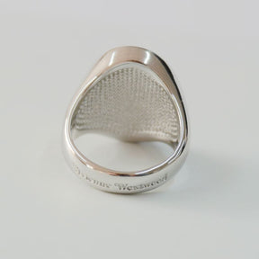 Concave Planet Oval Ring