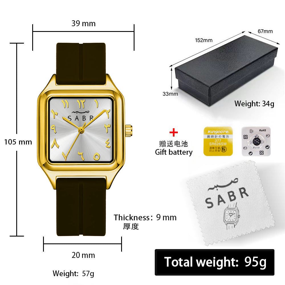 Stylish Waterproof Wristwatch with Calendar