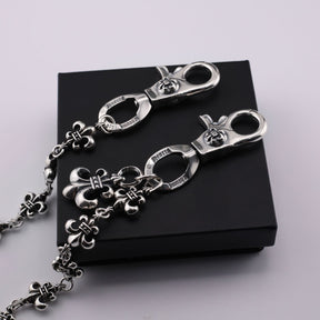 chrome hearts anchor sieve anchor buckle chain