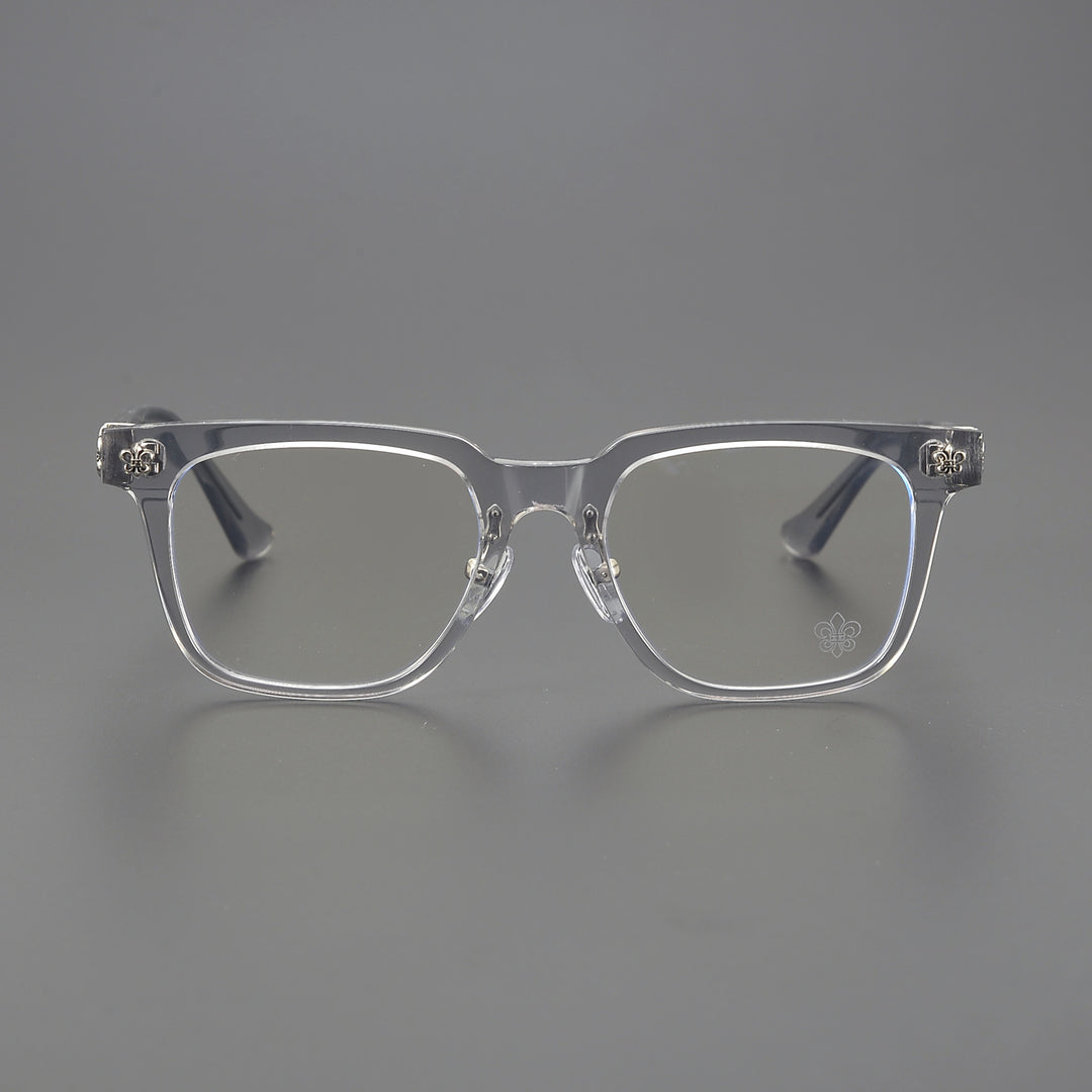 Chrome Hearts-Style Retro Acetate Eyeglass Frames