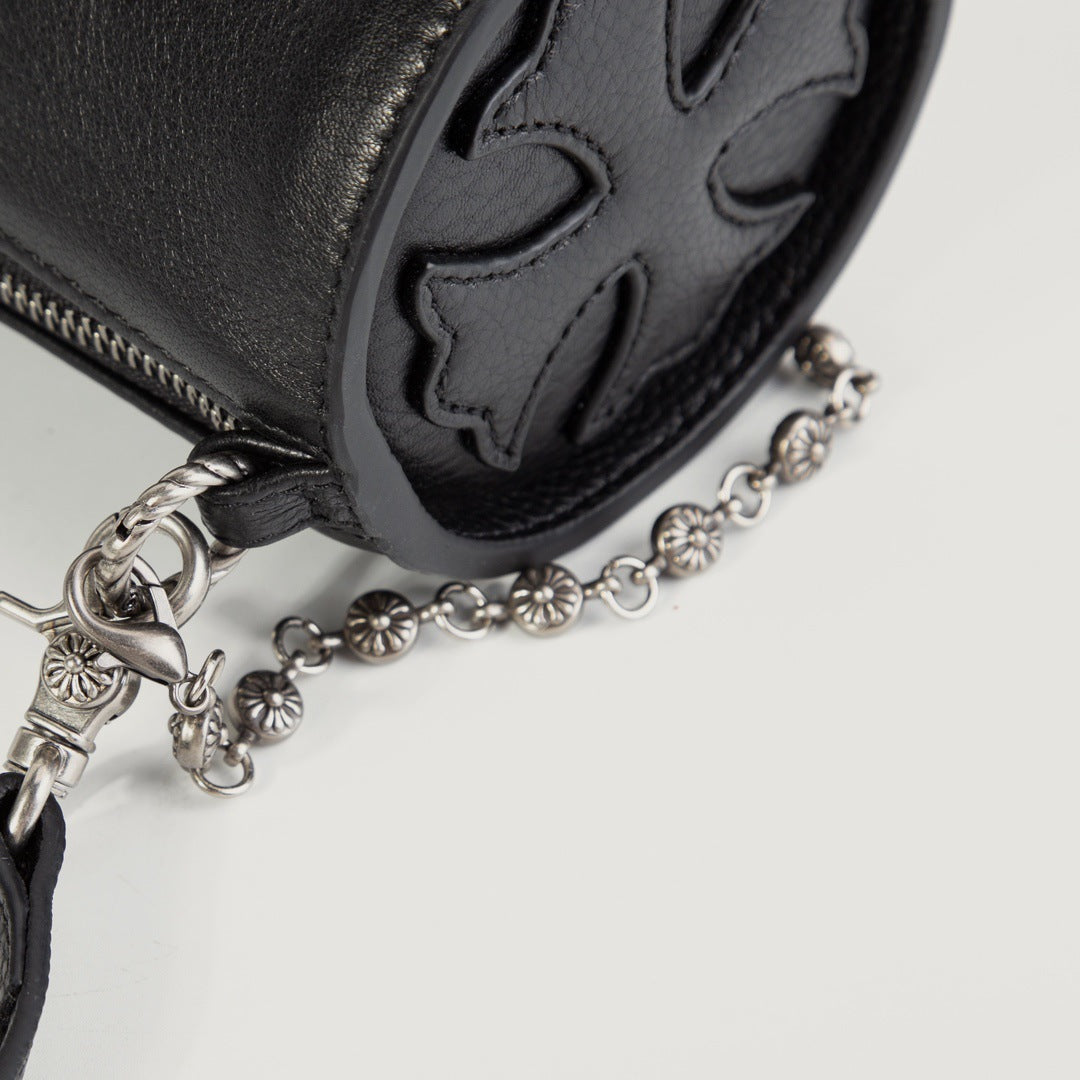 Chrome Hearts cross pencil mini cylindrical handbag