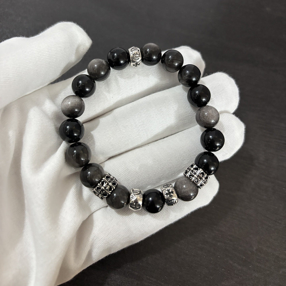 Chrome Hearts Vintage Cross Artistic Bracelet