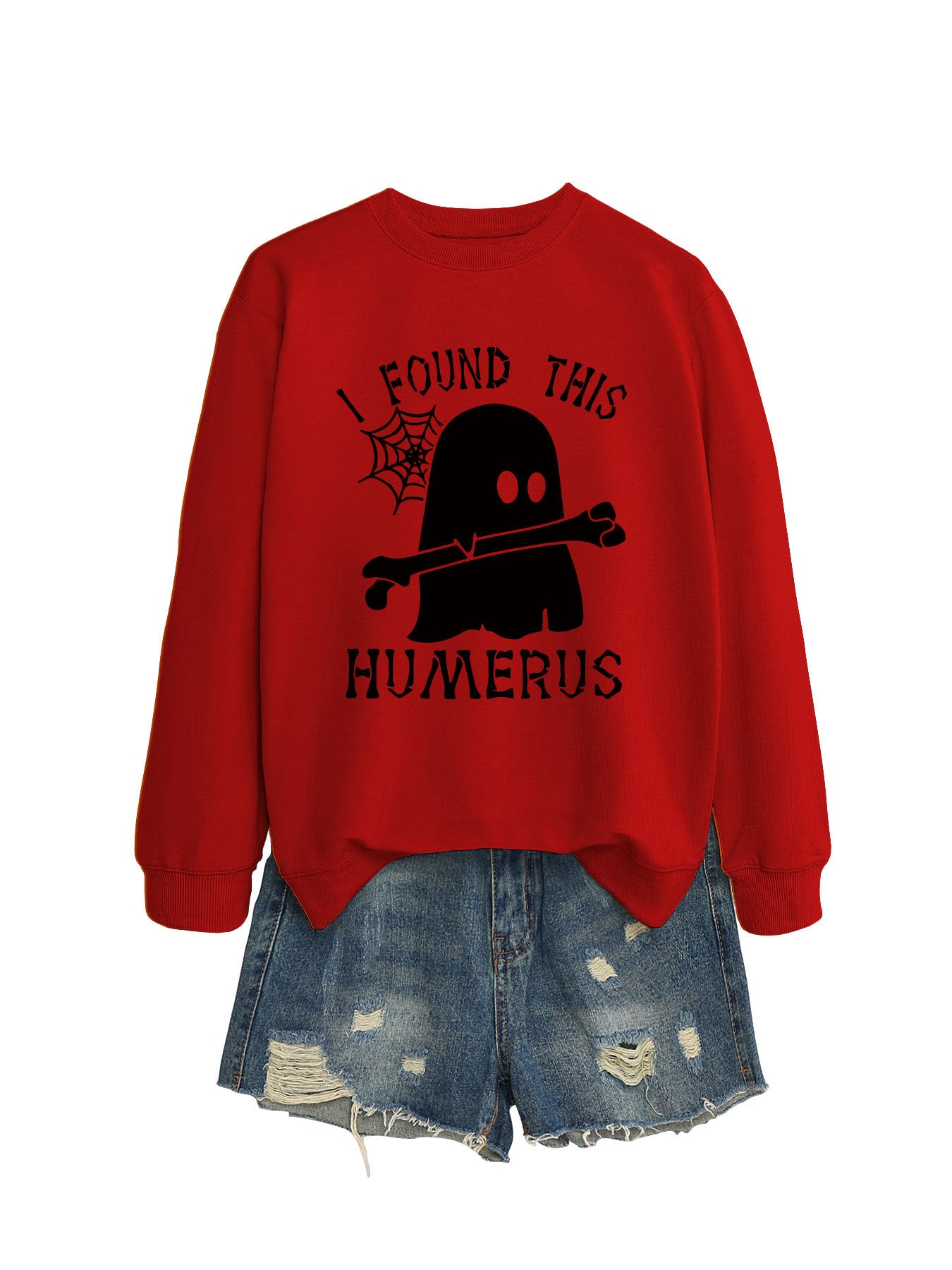 I FOUND THIS HUMERUS round neck sweatshirt