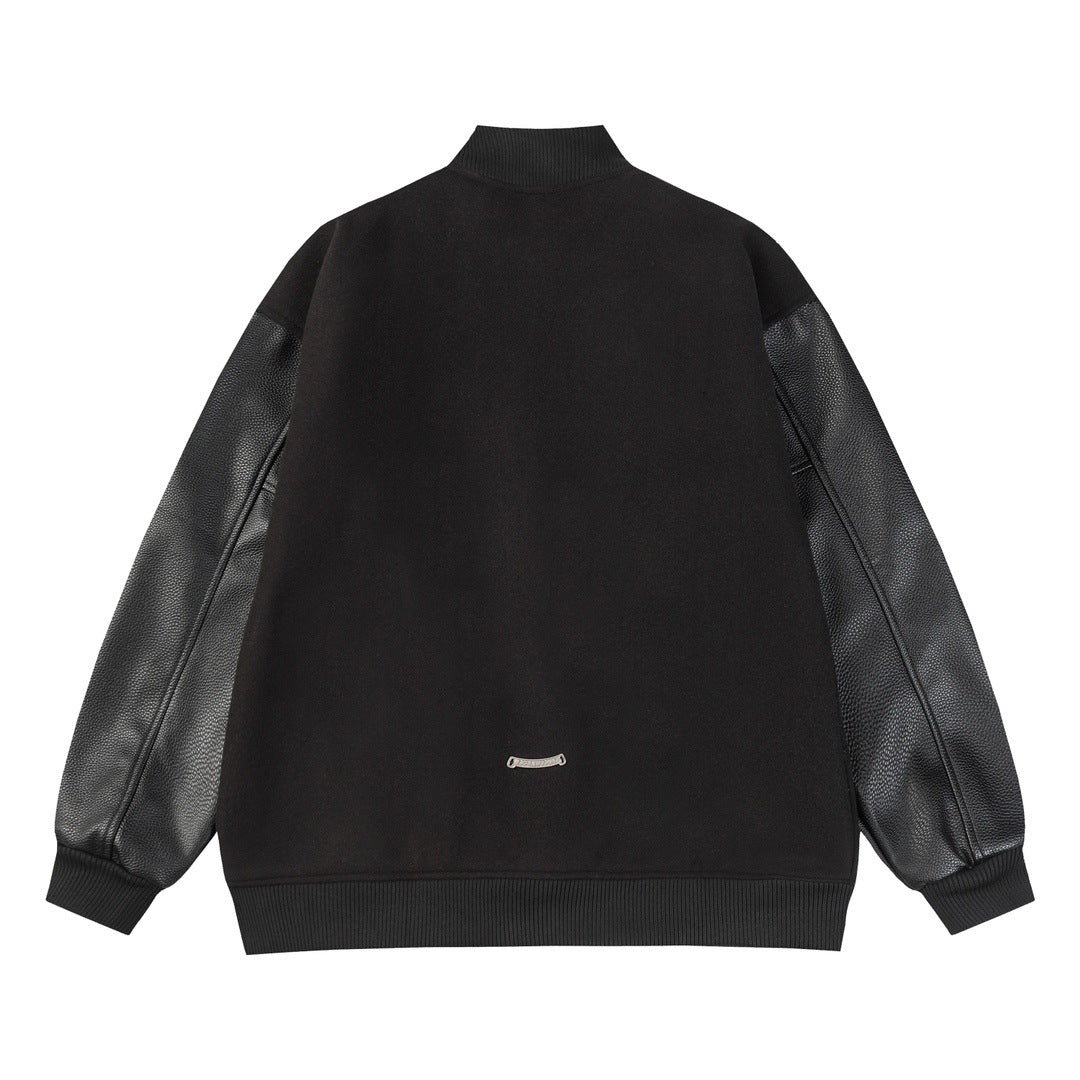 Chrome Hearts Cross Patch Embroidery Baseball Jacket