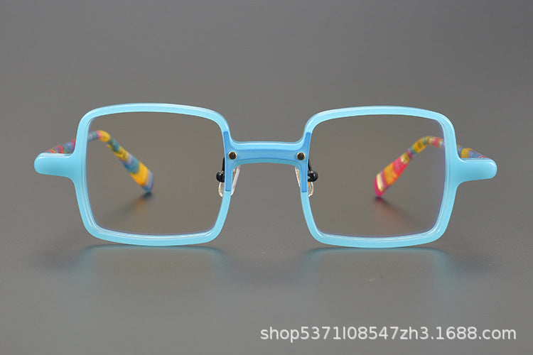 Retro Square Large Frame Glasses