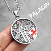 Red Crusade Paladin Necklaces Pendants