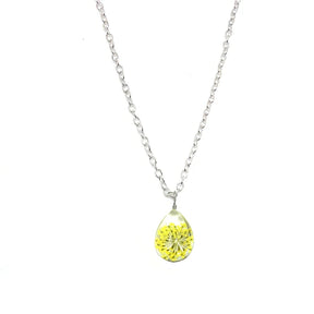 dandelion necklace Lucky WISH Glass Ball Jewelry