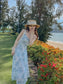 Floral Spaghetti Strap Dress Elastic Ruched Sexy Hollow Backless Party Dress