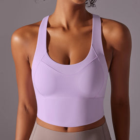 Nylon Sexy Women's Sports Bra Top Women Tight Elastic Gym Sport Yoga Bras