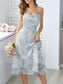 Floral Spaghetti Strap Dress Elastic Ruched Sexy Hollow Backless Party Dress