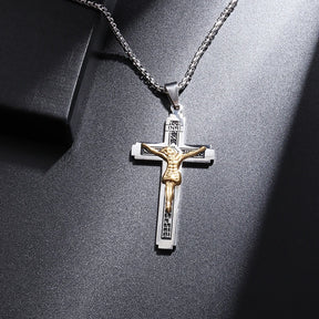 Saint St. Benedict Jesus Cross Pendant Necklace Christian Catholic Amulet