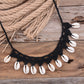Shell Choker Necklace Natural Sea Cowrie Shell Rope Chain Choker Necklace