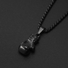 Boxing Glove Pendant Necklace Hip Hop Necklace Sports Fitness Gift