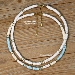 Shell Handmade Beaded Choker Surfer Necklaces