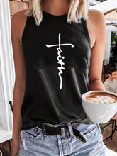 cross faith  Print Large Sleeveless Loose Tank Top T-shirt