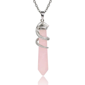 rose quartz pendant