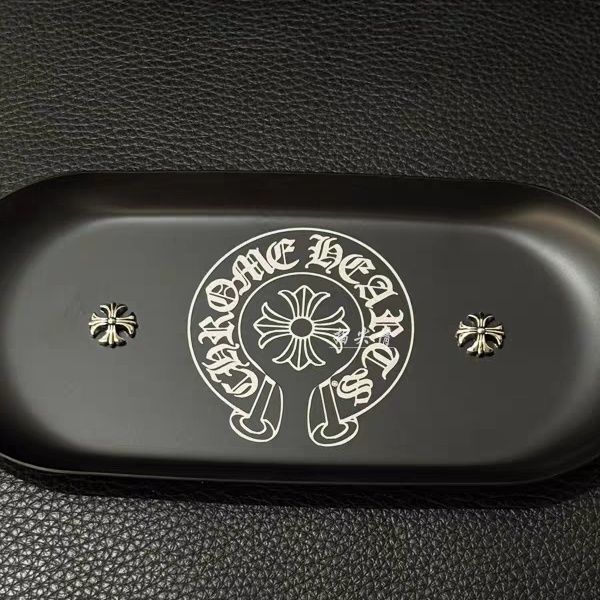 Chrome Hearts Stainless Steel Oval Metal Storage Tray