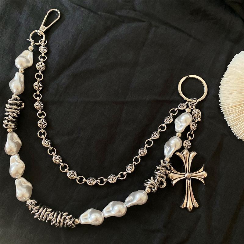 Chrome Hearts Pearl Bag Chain