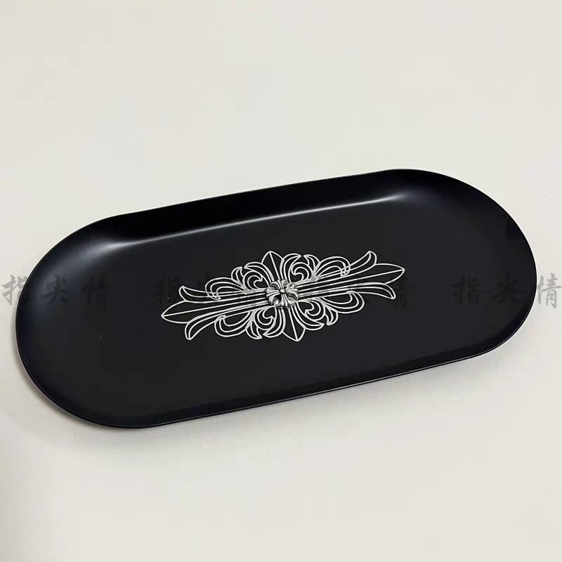 Chrome Hearts Stainless Steel Oval Metal Storage Tray