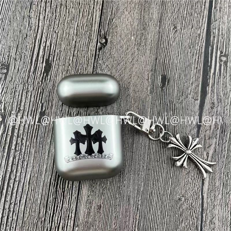 Chrome Hearts Pattern Apple Earphone Protective Case