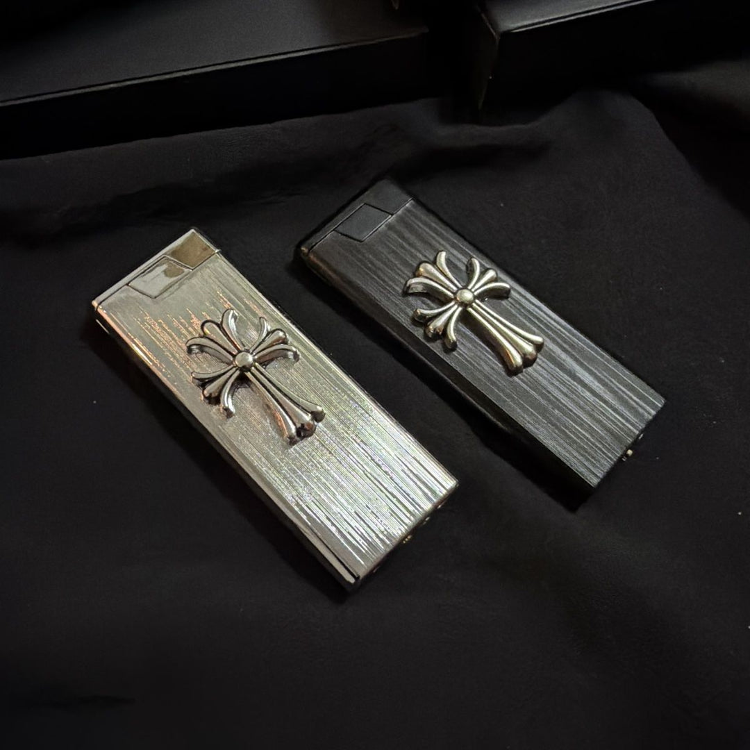 Chrome Hearts Durable Metal Flint-Wheel Lighter