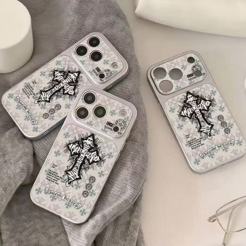 Chrome Hearts Painted Design iPhone Case