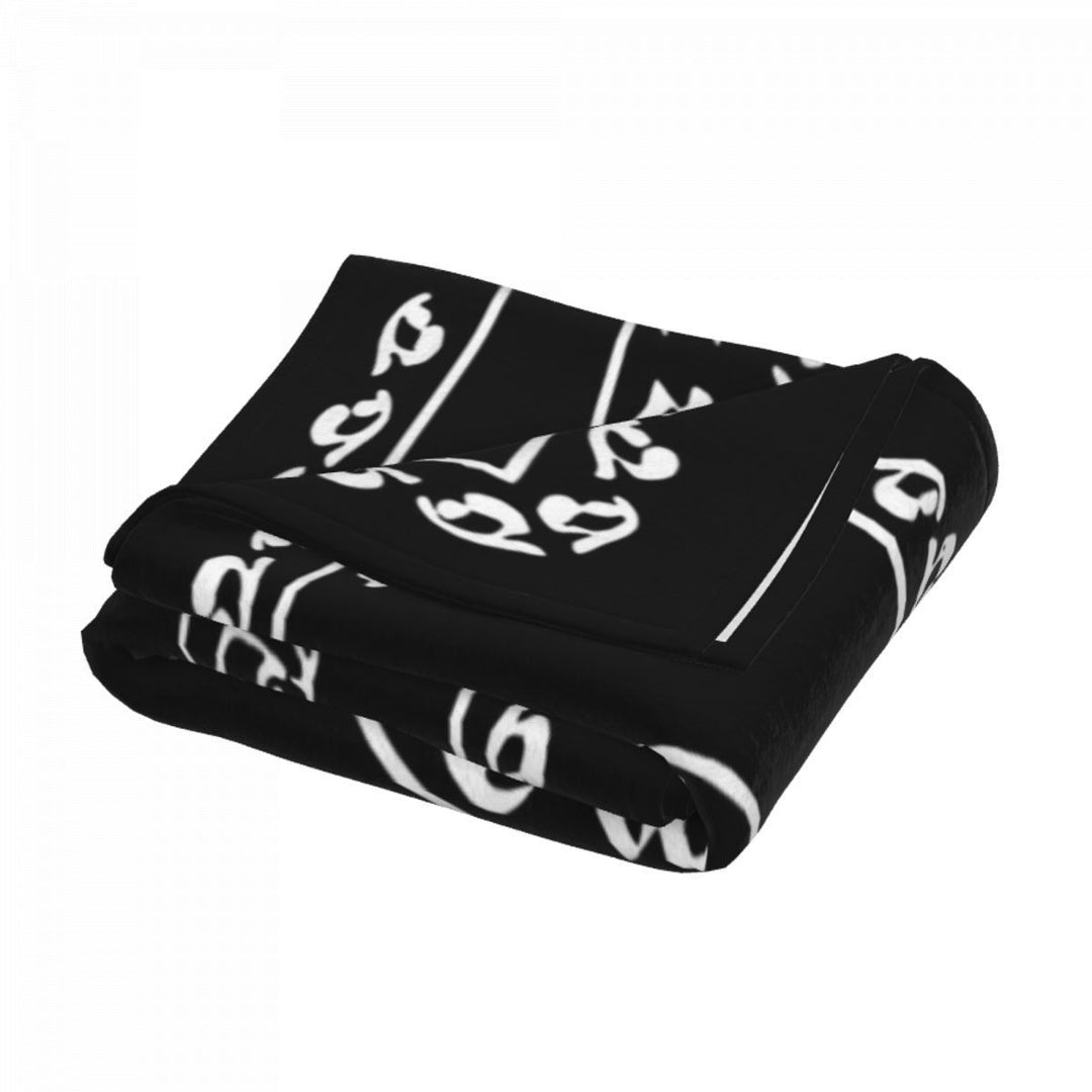 Chrome Hearts Flannel & Coral Fleece Blanket