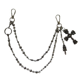 Chrome Hearts dagger double-layer bag chain