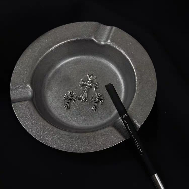 Chrome Hearts Cross Stainless Steel Cigar Ashtray
