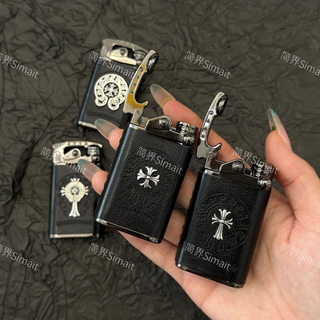 Chrome Hearts Black Jet-Flame Lighter