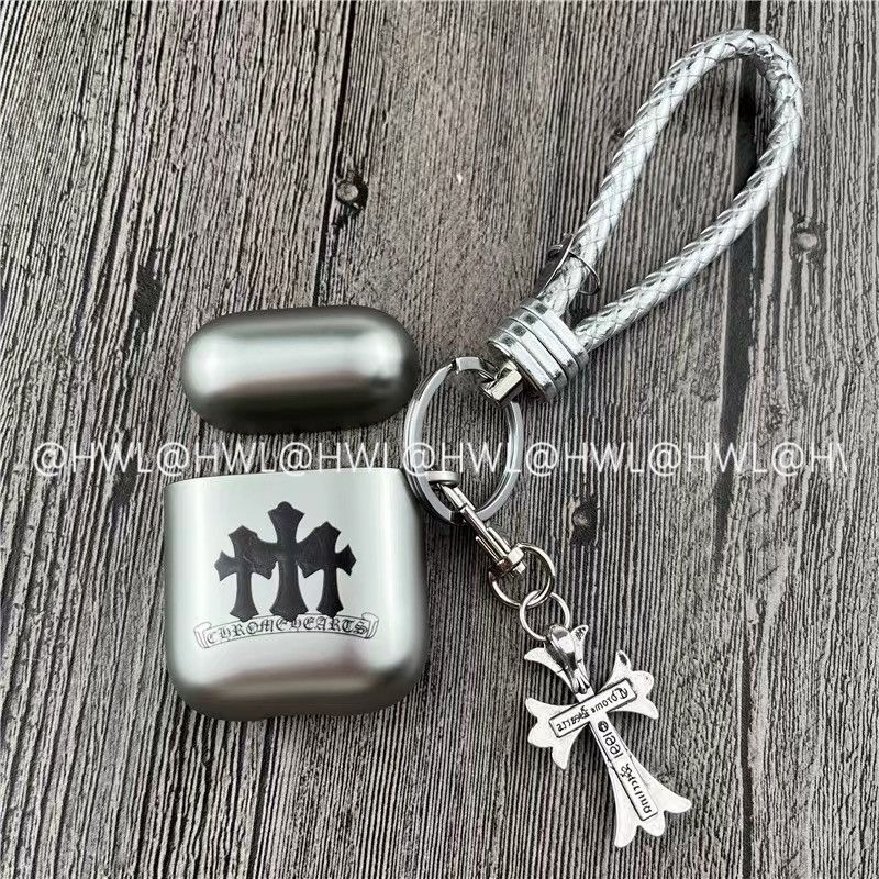 Chrome Hearts Pattern Apple Earphone Protective Case