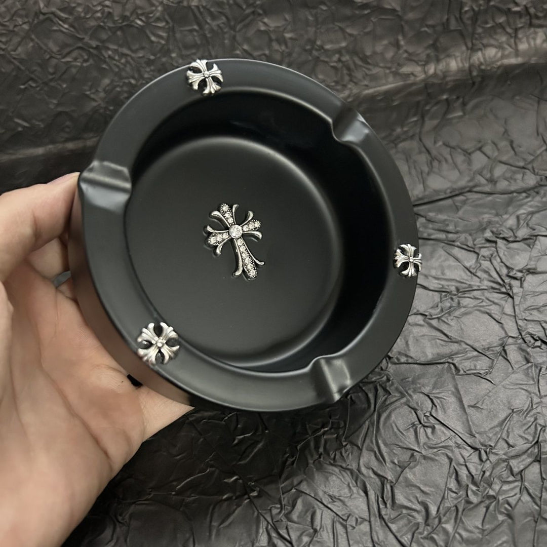 Chrome Hearts Vintage Stainless Steel Minimalist Ashtray