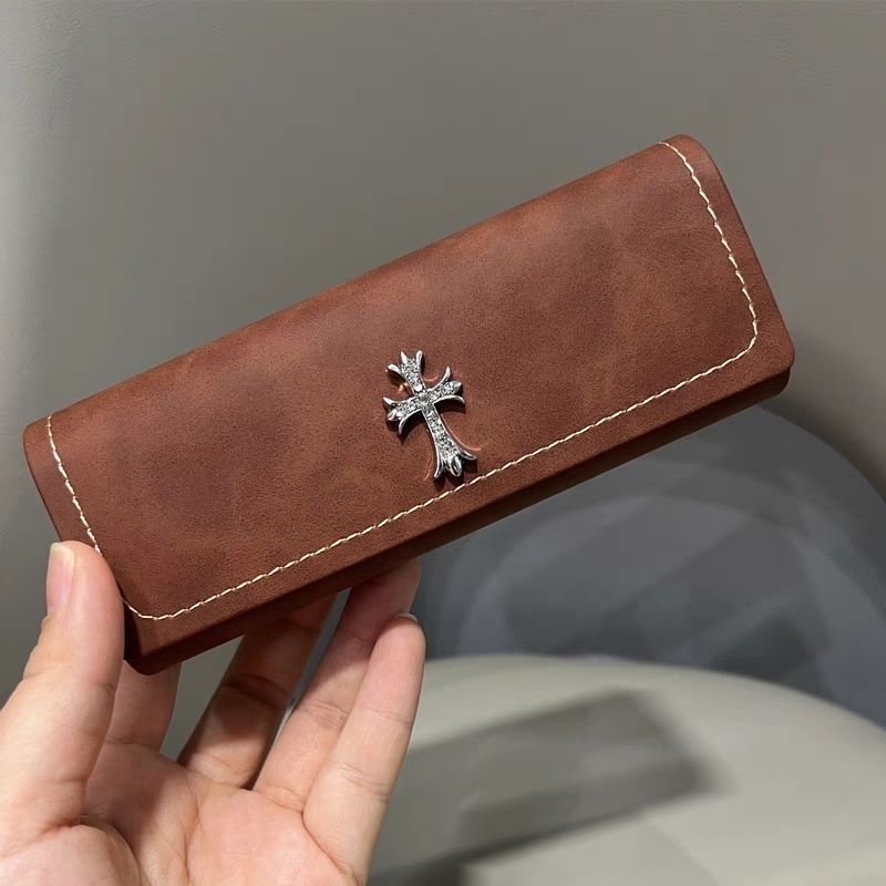 Chrome Hearts Cross Portable Retro Sunglasses Case