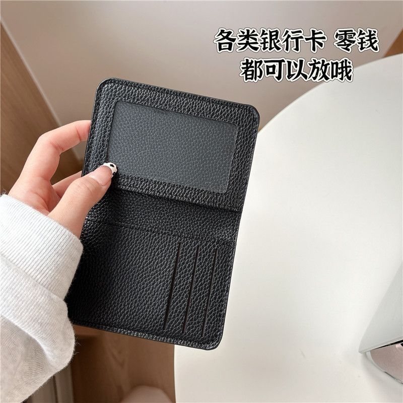 Chrome Hearts Litchi-Grain Leather Wallet with Cross Motif